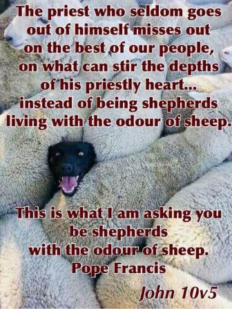 shepherds with the odour of sheep