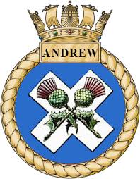 HMS Andrew crest