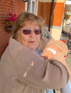 Mum on Balcony 2019