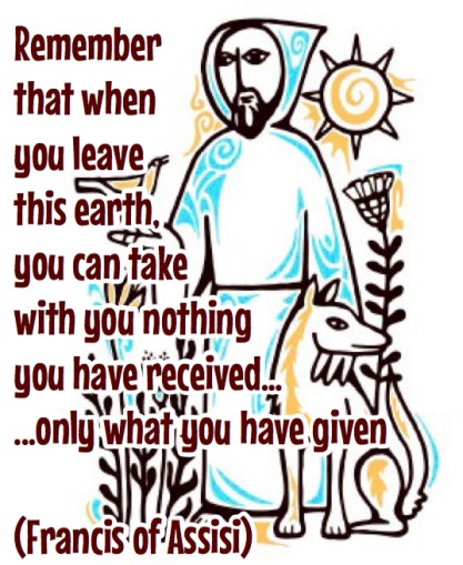 Francis and posessions