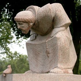 Francis and bird