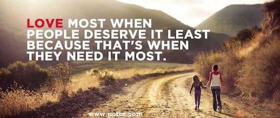 lostmost when people deserveit least