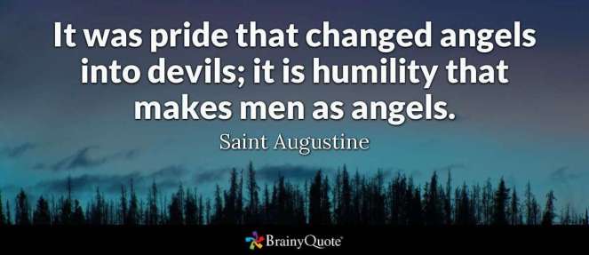 saint augustine pride and humility