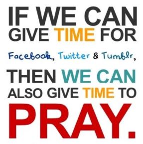 social media and prayer