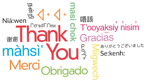 Thank you languages
