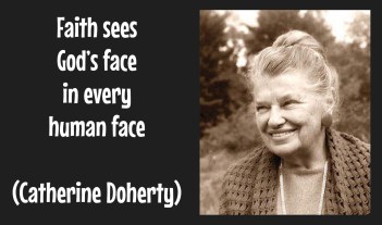 Faith sees God's Face