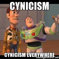 cynicism everywhere Buzz Lightyear