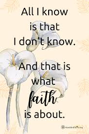 all that i know is that i don't know