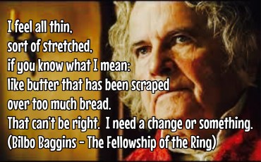 Bilbo - I feel thin