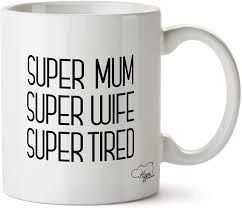 Super tired mug