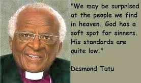 Desmond Tutu - people in heaven