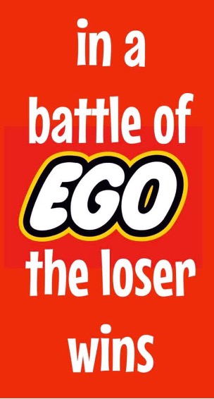 In a battle of egos the loser wins