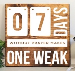 seven days without prayer copy