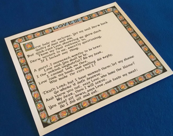 Love bade me welcome